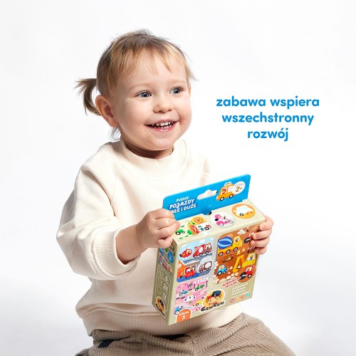 CzuCzu Puzzle  Pojazdy małe  i duże 2+