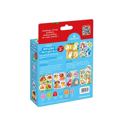 CzuCzu Puzzle  MYSZKA I PRZYJACIELE  2+