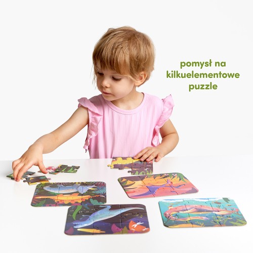 CzuCzu Puzzle Fantastyczne Dinozaury dla dzieci: 3+