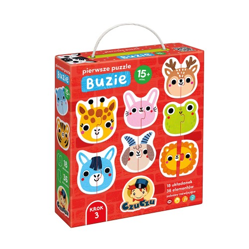 CzuCzu Pierwsze puzzle Buzie dla dzieci: 15m+