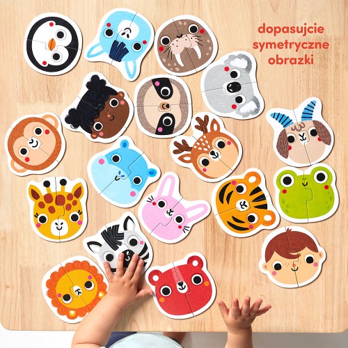 CzuCzu Pierwsze puzzle Buzie dla dzieci: 15m+