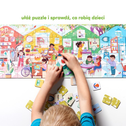 CzuCzu Puzzle Co robimy W przedszkolu 3+ 4+