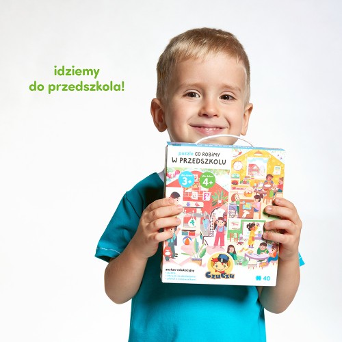 CzuCzu Puzzle Co robimy W przedszkolu 3+ 4+