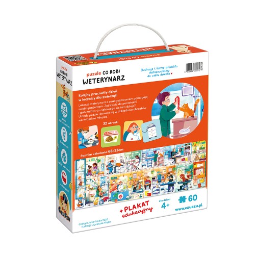 CzuCzu Puzzle Co robi Weterynarz 4+
