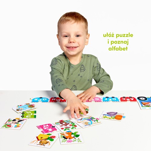 CzuCzu Literkowy traktor dla dzieci 3+