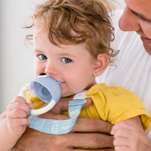 Mombella Mombella Gryzak Uspokajajacy Rybka 3w1 blue