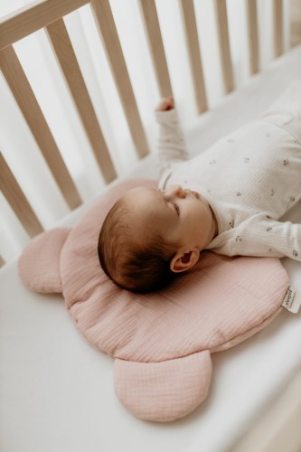 Sleepee muślinowa Poduszka miś niebieska