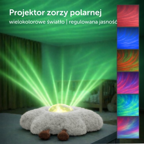 Zazu GAIA Projektor Zorzy Polarnej white