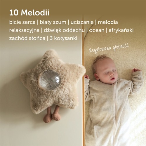 Zazu GAIA Projektor Zorzy Polarnej Beige