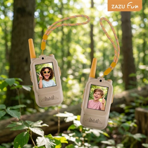 Zazu Fun Video Walkie Talkie dla Dzieci Beige