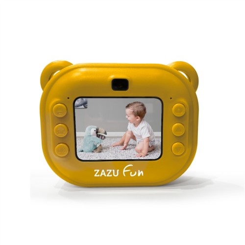 Zazu Fun Aparat Cyfrowy dla Dzieci z Drukarką Yellow