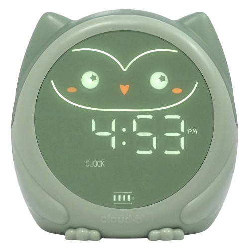 Cloud B Sowa Owlie trener snu Budzik lampka