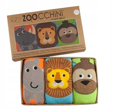 Zoocchini Majtki Treningowe dziecięce 2-3 Safari