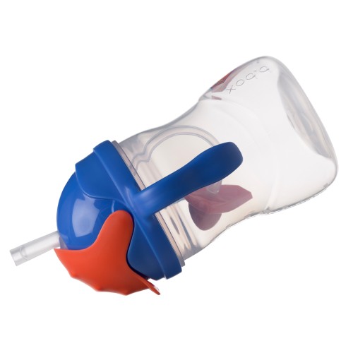 b.box Bidon niekapek ze słomką obciążoną  240 ml