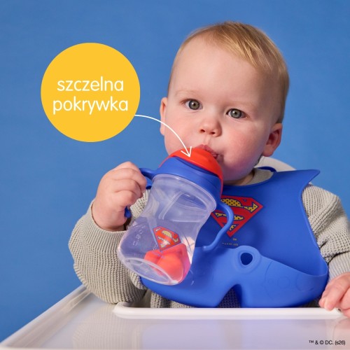 b.box Bidon niekapek ze słomką obciążoną  240 ml