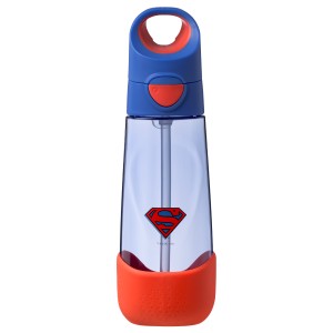 B.BOX Tritanowa butelka bidon 600 ml ze słomką SUPERMAN