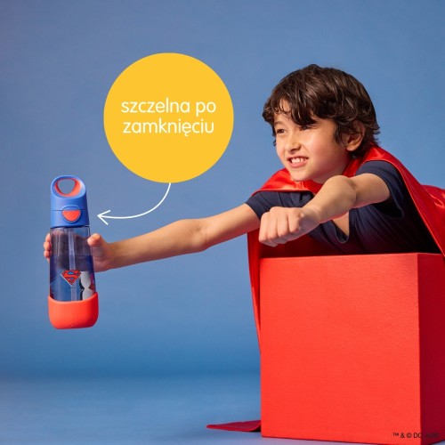 B.BOX Tritanowa butelka bidon 600 ml ze słomką SUPERMAN
