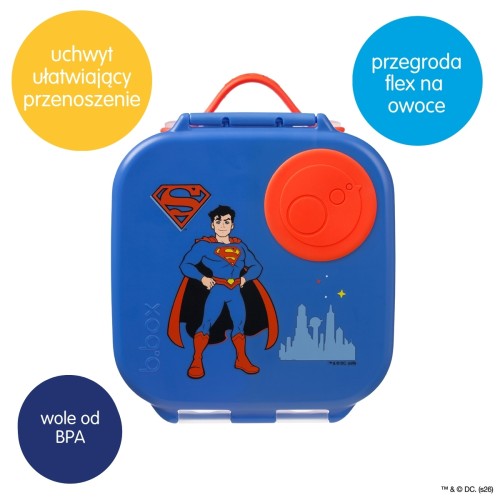 b.box Mini Lunchbox śniadaniówka SUPERMAN 1l.