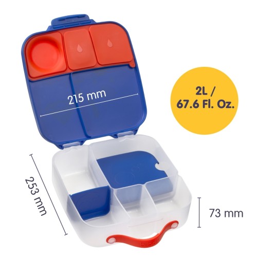 b.box Lunchbox Sniadaniówka SUPERMAN 2l. duża