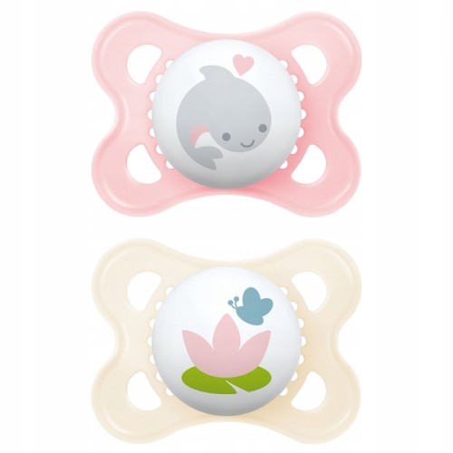 mam baby smoczek 2-6m. 2szt. girl new