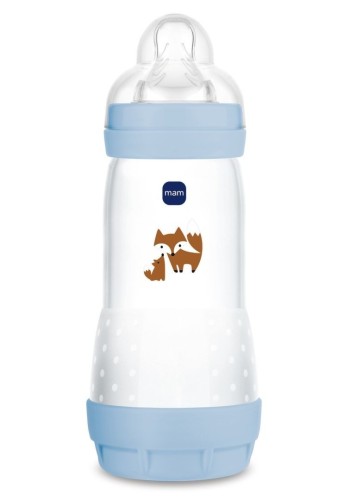 Butelka Mam Baby 260ml Anti-Colic antykolkowa lis blue