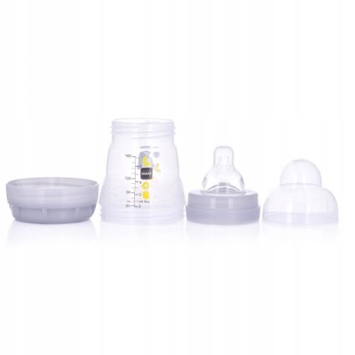 Butelka Mam Baby 160ml antykolkowa Anti-Colic beż królik
