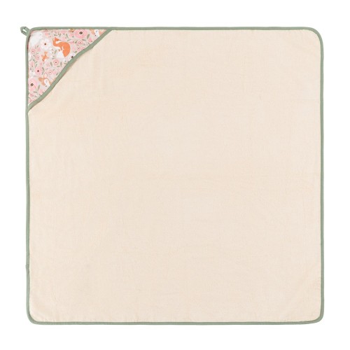 Petite&Mars  Okrycie kąpielowe bambusowe Rosy Wilderness 100x100