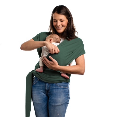BOBA Chusta do noszenia dziecka Wrap butelkowa Zieleń