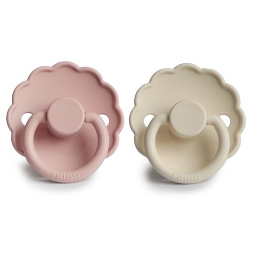 FRIGG  Smoczek 2-pak silikon  6-18m Blush / Cream Night