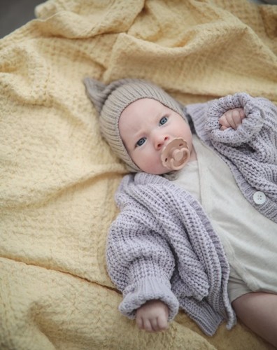 FRIGG  Smoczek 2-pak silikon 6-18m 6-18m Biscuit / Cream