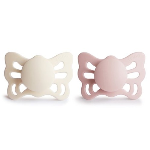 FRIGG Lucky Smoczek anatomiczny 2-pak silikon 0-6m Cream / Blush