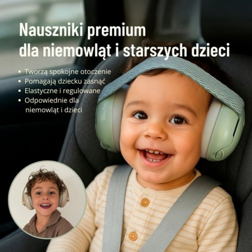 Zazu Fun Słuchawki Wygłuszające dla Dzieci Sage