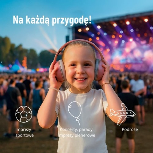 Zazu Fun Słuchawki Wygłuszające dla Dzieci Sage