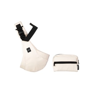 BOBA Nosidełko Boba Buddy Sling Oat  Kremowy