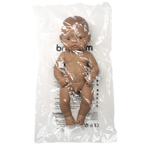 Miniland Lalka Hiszpan Baby 32 cm chłopiec folia bez ubranka