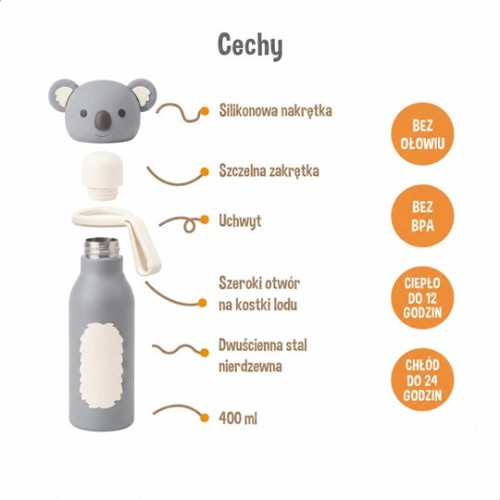 Zazu Fun Butelka termiczna Koala 400 ml