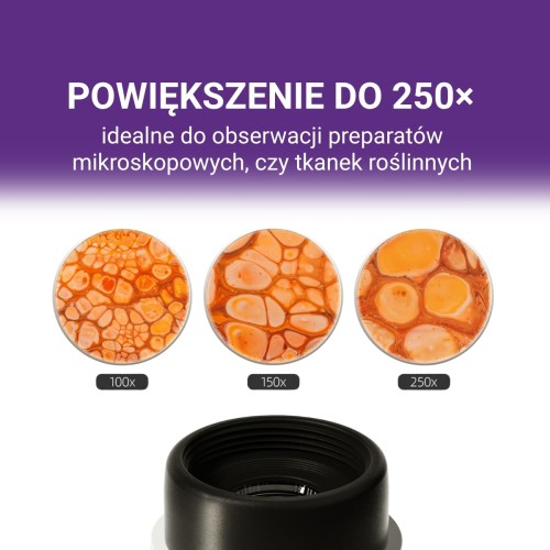 Science Can Przenośny Mikroskop Młodego Badacza 250x, 8+ top bright