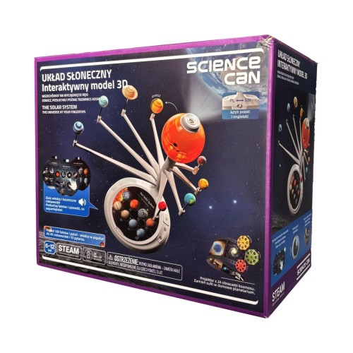 Science Can Układ Słoneczny Interaktywny model 3D  6+ top bright
