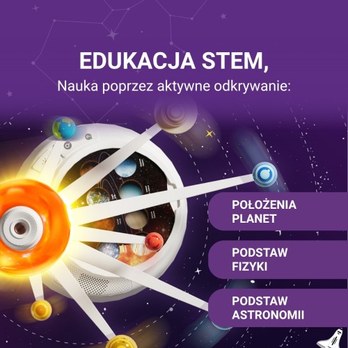 Science Can Układ Słoneczny Interaktywny model 3D  6+ top bright
