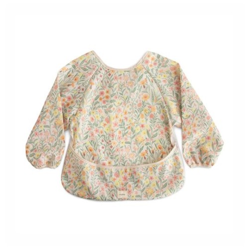 Mushie Śliniak z Rękawami  6m+ Pastel Blooms