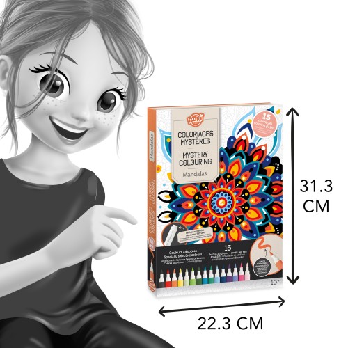 BUKI Malowanie po numerach  MANDALE CM301