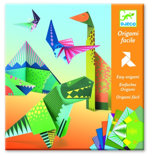 Djeco Origami DINOZAURY zestaw 24 szt DJ08758