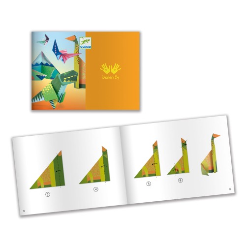 Djeco Origami DINOZAURY zestaw 24 szt DJ08758