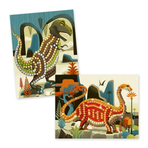 Djeco zestaw kreatywny  Mozaiki DINOZAURY DJ08899