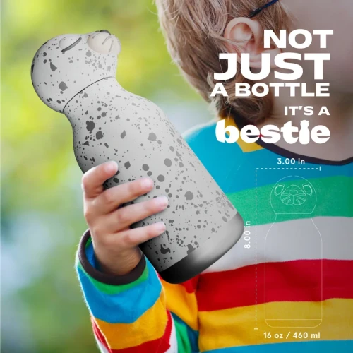 Asobu Butelka termiczna ze słomką Bestie Foka 460 ml