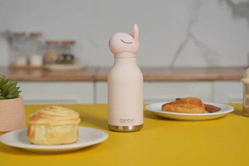 Asobu Butelka termiczna ze słomką Bestie Królik  460 ml