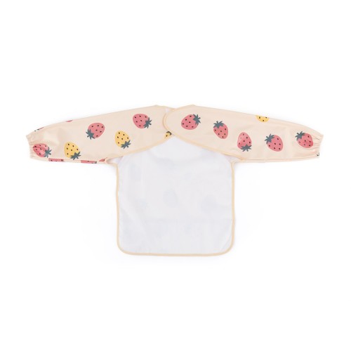 Petite & Mars Śliniak z długimi rękawami Strawberies
