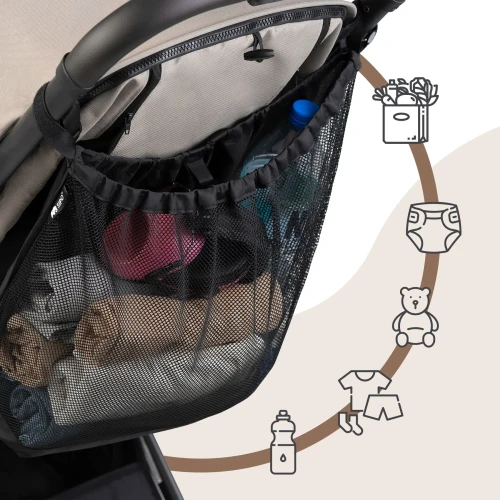 SIPO Siatka organizer do wózka torba do przechowywania XL