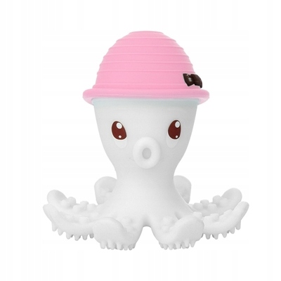 Mombella Gryzak Zabawka Ośmiornica pink